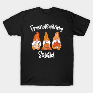 Friendsgiving Squad Thanksgiving Friends Matching Design T-Shirt